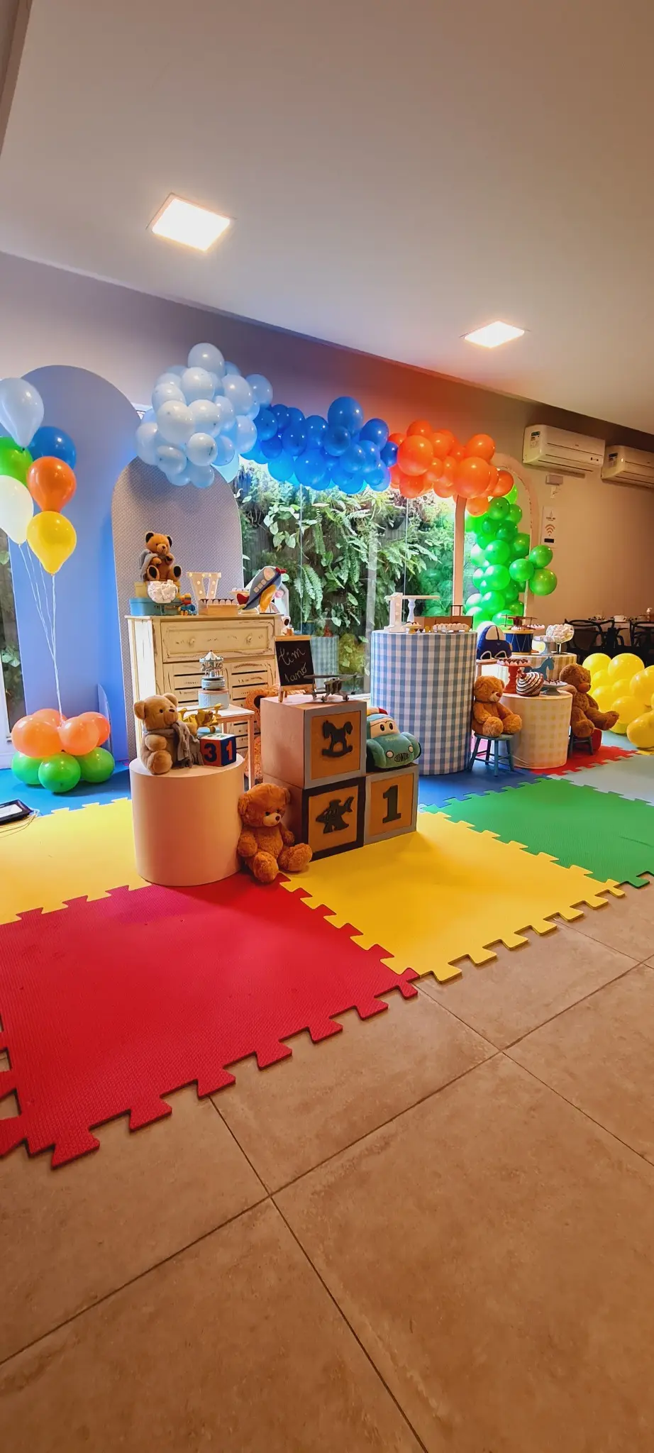 Decoração infantil colorida