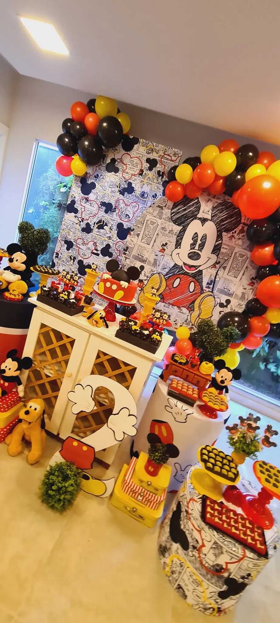 Decoração temática Mickey