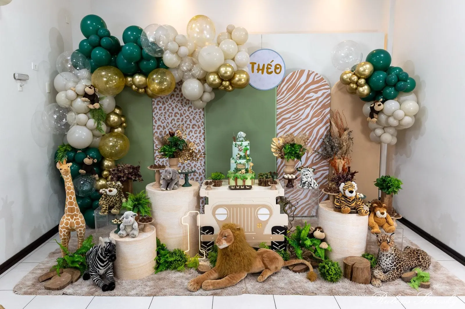 Decoração de festa tema Safari em Joinville e região